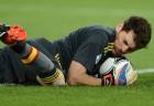 Spanish goalkeeper Iker Casillas makes a
