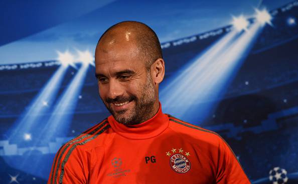 Pep Guardiola, allenatore del Bayern Monaco Champions League Bundesliga