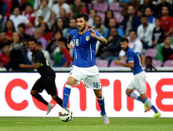during the international friendly match between Portugal and Italy at Stade de Geneve on June 16, 2015 in Geneva, Switzerland.