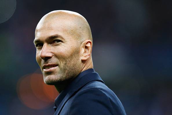 Zinedine Zidane, allenatore del Real Madrid FIFA
