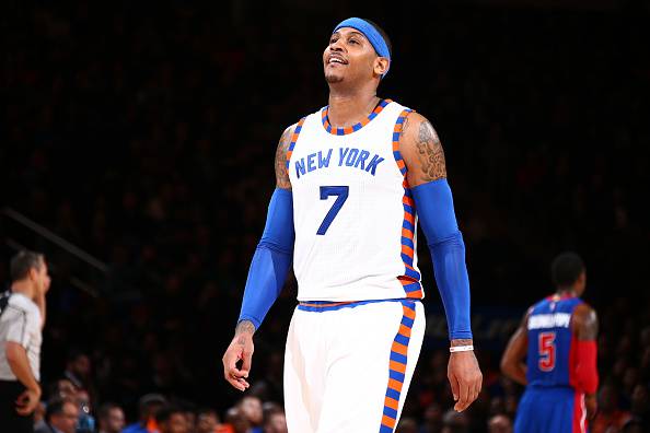 Carmelo Anthony, stella dei New York Knicks NBA