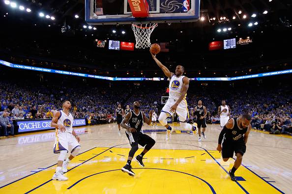 NBA - Golden State Warriors v San Antonio Spurs
