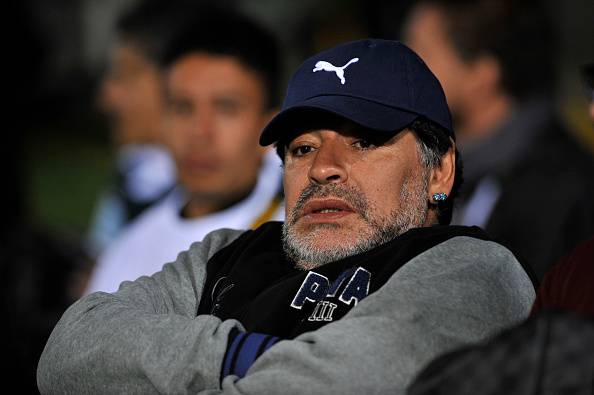 Diego Armando Maradona, ex stella dell'Argentina e del Napoli