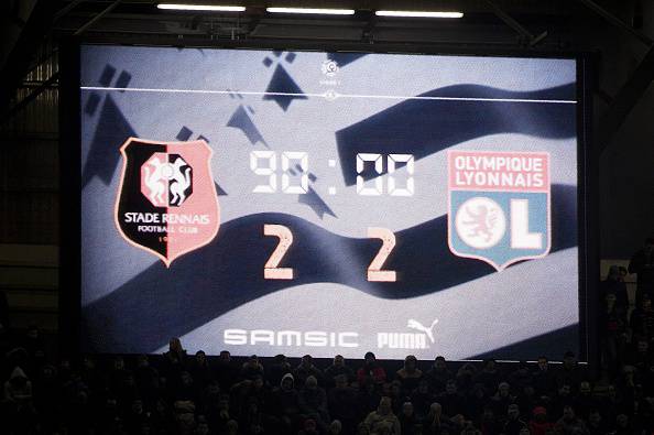 Rennes - Lione 2-2