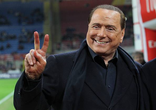Silvio Berlusconi, presidente del Milan