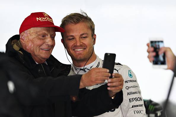 Niki Lauda e Nico Rosberg