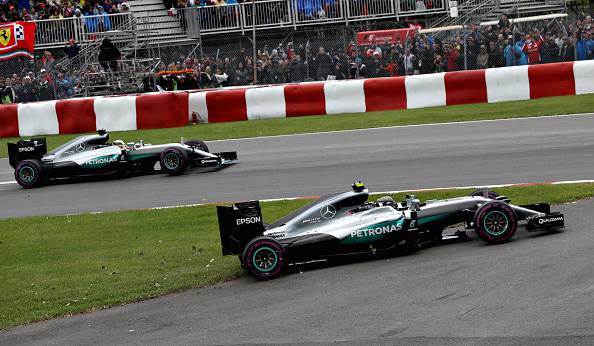 Hamilton e Rosberg (getty images)
