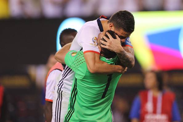 James Rodriguez e David Ospina della Colombia, protagonisti della Copa America 