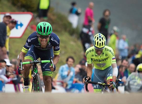 Il sorpasso di Chaves su Contador (getty images) SN.eu