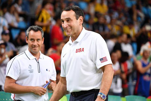 Mike Krzyzewski, allenatore di Team USA a Rio 2016 (getty images) SN.eu 