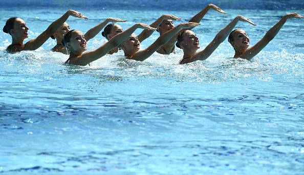 La squadre russa di nuoto sincronizzato a Rio 2016