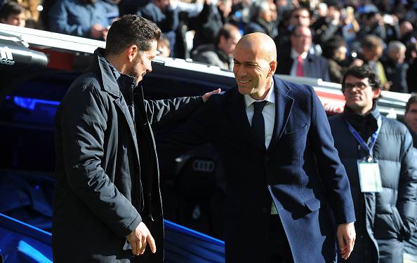 Simeone e Zidane 