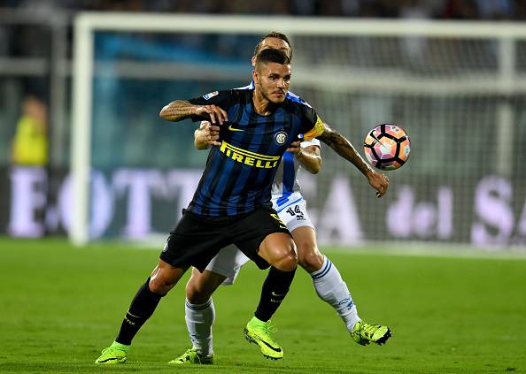Mauro Icardi, capitano dell'Inter. A Pescara la prima doppietta dell'anno Serie A