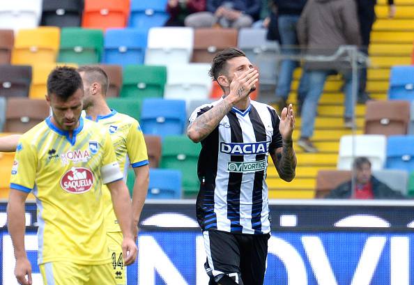 Cyril Thereau, attaccante dell'Udinese Serie A