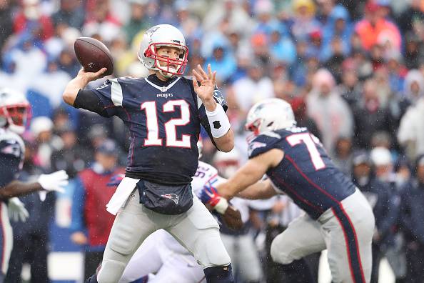 Tom Brady, quarterback dei New England Patriots e stella NFL 