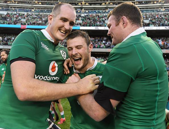 Devin Toner, Robbie Henshaw e Donnacha Ryan: giocatori di rugby irlandesi