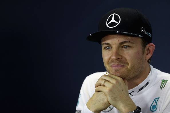 Nico Rosberg, pilota Formula 1, corre per la Mercedes