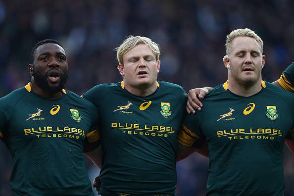 Gli "Springboks", la nazionale di rugby del Sud Africa