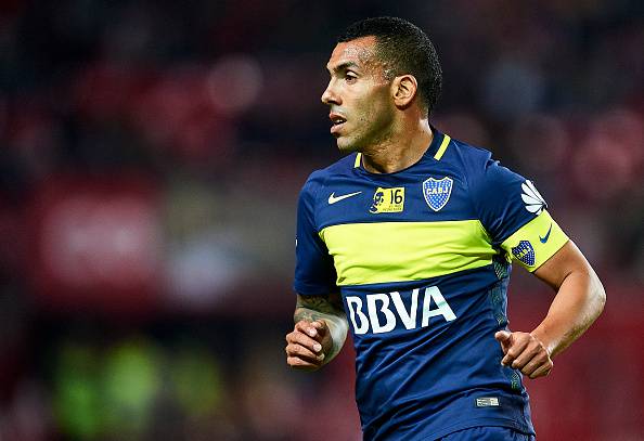 Carlos Tevez, attaccante del Boca Juniors e stella del calcio mondiale