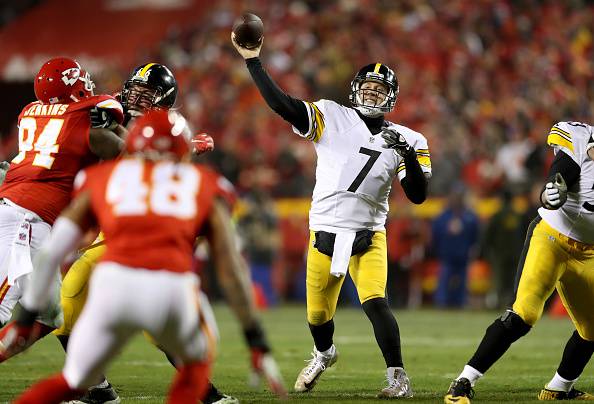 Ben Roethlisberger Kansas City Chiefs - Pittsburgh Steelers Playoff nfl