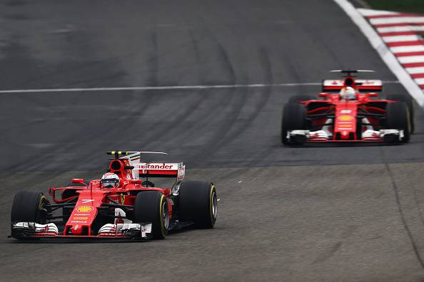 Ferrari Vettel Raikkonen GP Cina