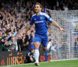 Chelsea's Serbian defender Branislav Ivanovic