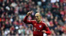 Bayern Munich's Dutch midfielder Arjen Robben