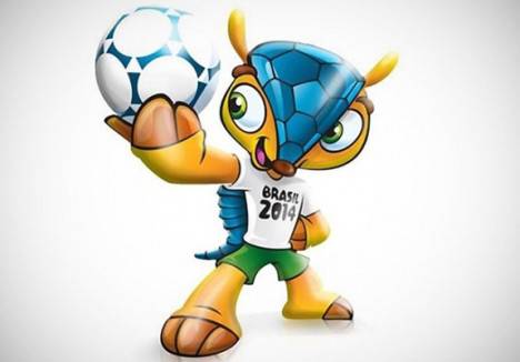 tatu bola logo brasile 2014