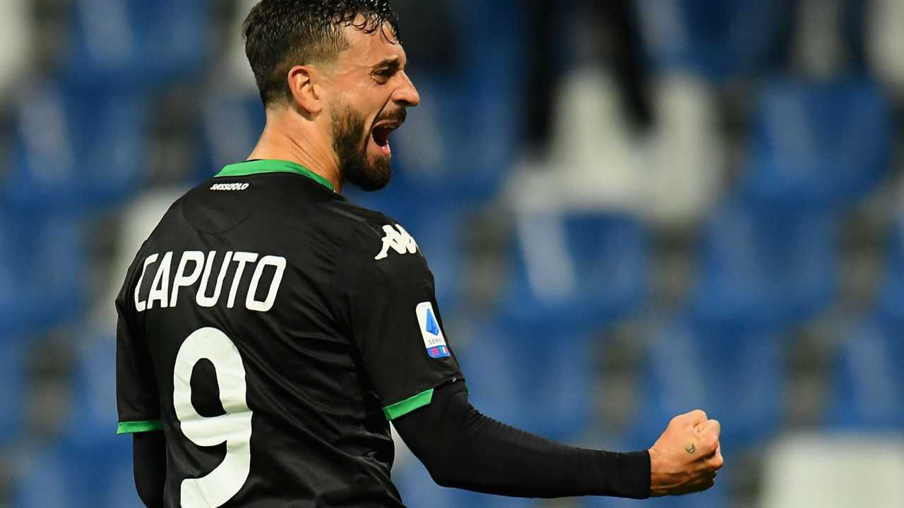 Ciccio Caputo, autore di 21 goal in campionato quest'anno