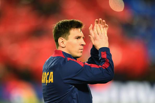 Lionel Messi, attaccante del Barcelona