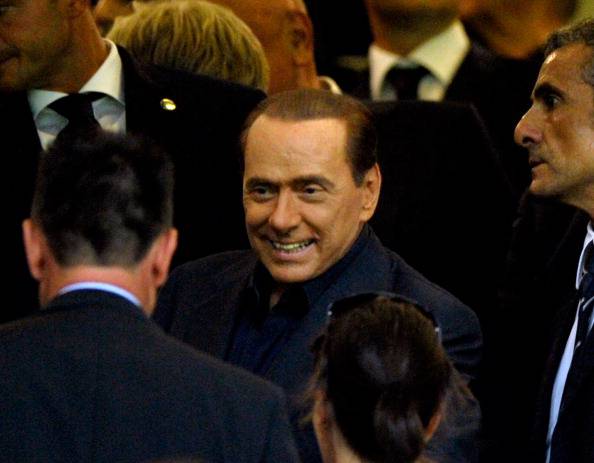 Silvio Berlusconi, presidente del Milan