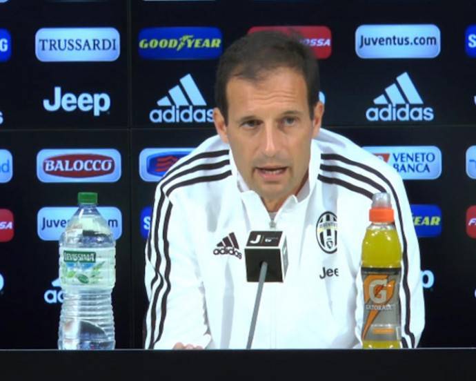 Allegri in conferenza