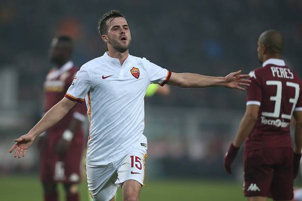 Miralem Pjanic, centrocampista della Roma