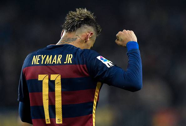 Neymar, giovane attaccante brasiliano del Barcellona
