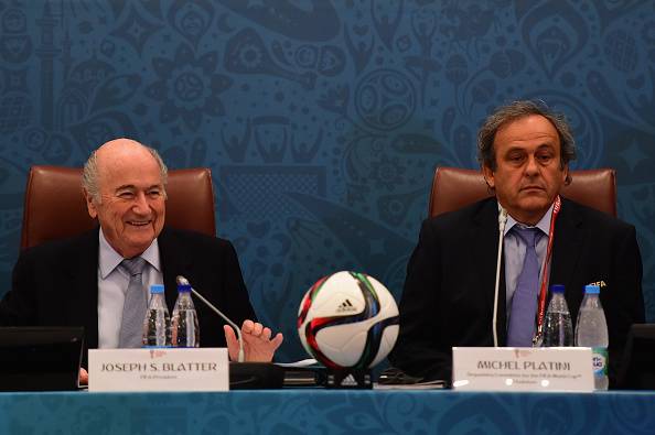 Blatter parla di Platini dopo l'arresto del francese