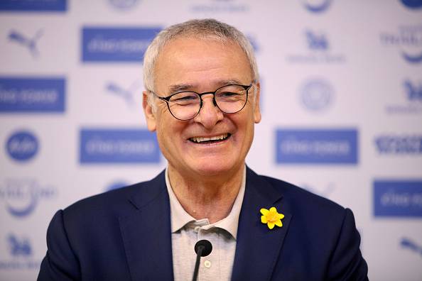 Claudio Ranieri, allenatore del Leicester City Premier League