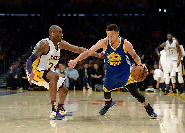 Kobe Bryant e Stephen Curry
