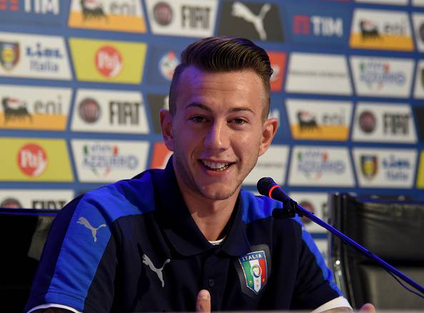 Federico Bernardeschi, giocatore dell'Italia e della Fiorentina