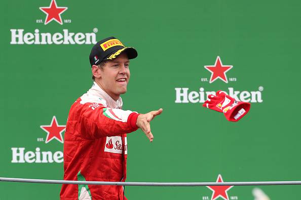 Sebastian Vettel, pilota della Ferrari e 4 volte campione del mondo di Formula 1