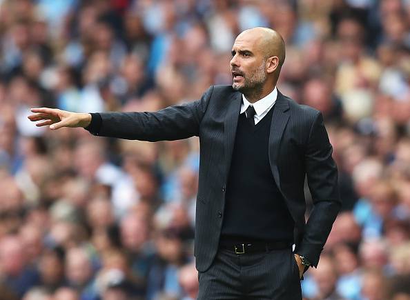 Pep Guardiola, allenatore del Manchester City