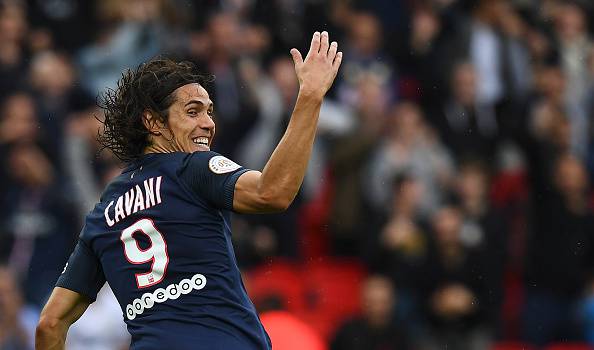 Edinson Cavani, attaccante del PSG e tra i giocatori più prolifici della Ligue 1