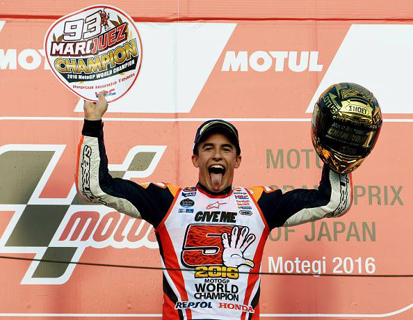 Marc Marquez, campione del mondo Moto GP 2016