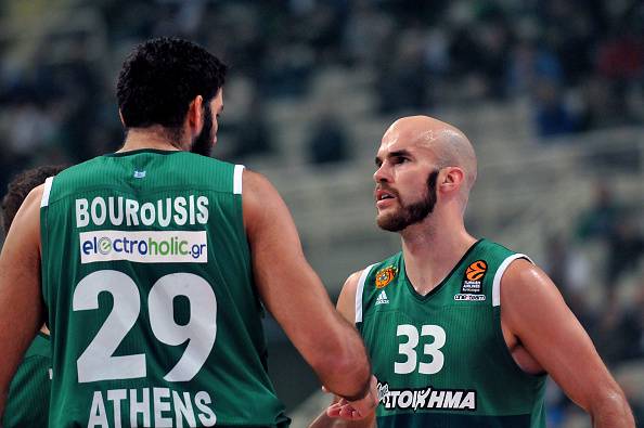 Ioannis Bourousis e Nick Calathes, stelle del Panathinaikos e protagonisti in Eurolega