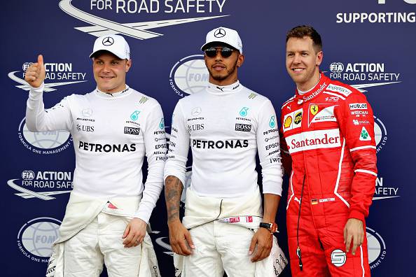 Bottas, Hamilton, Vettel f1 gp australia