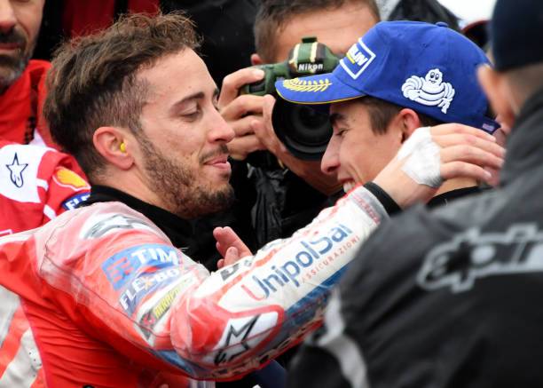 Dovizioso e Marquez