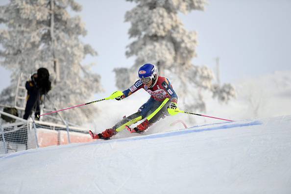 Mikaela Shiffrin SuperG a Saint-Moritz