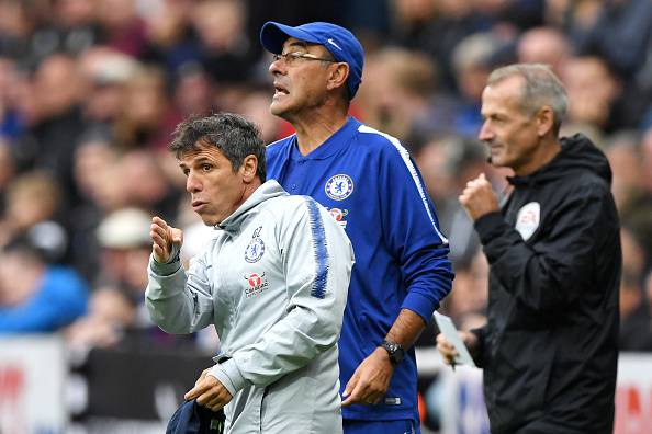 Sarri e Zola, coppia vincente del Chelsea