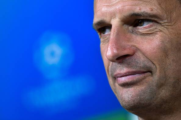 Massimiliano Allegri prima di Juventus-Spal 