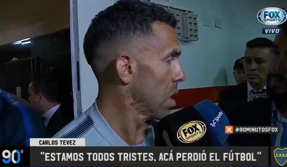 Carlos Tevez su aggressione al pullman del boca