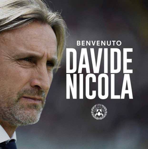 Davide Nicola neo allenatore Udinese